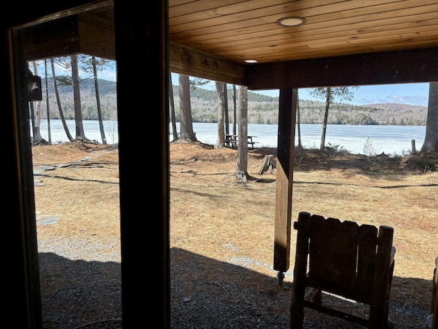 106 N Birch St, Greenville, ME 04441 - view of yard with a water view