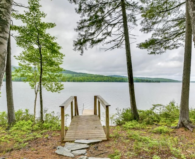 106 N Birch St, Greenville, ME 04441 - dock area featuring a water view