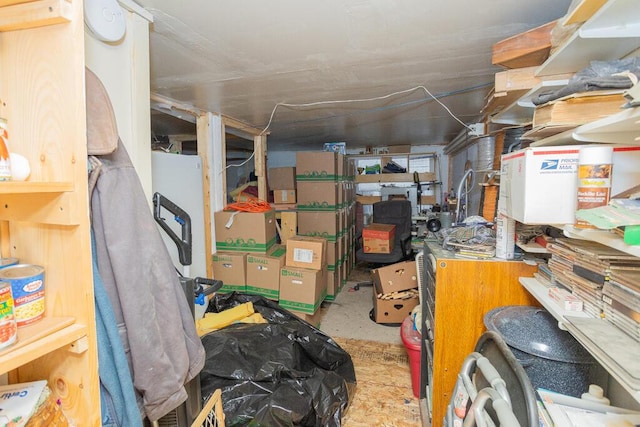 view of storage