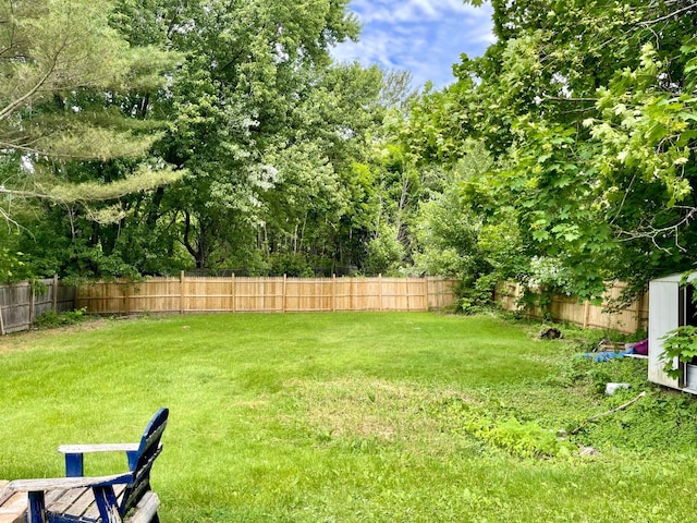642 Main St, Old Town, ME 04468 - view of yard with a fenced backyard