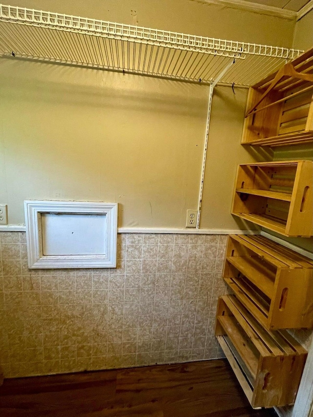 642 Main St, Old Town, ME 04468 - spacious closet with wood finished floors
