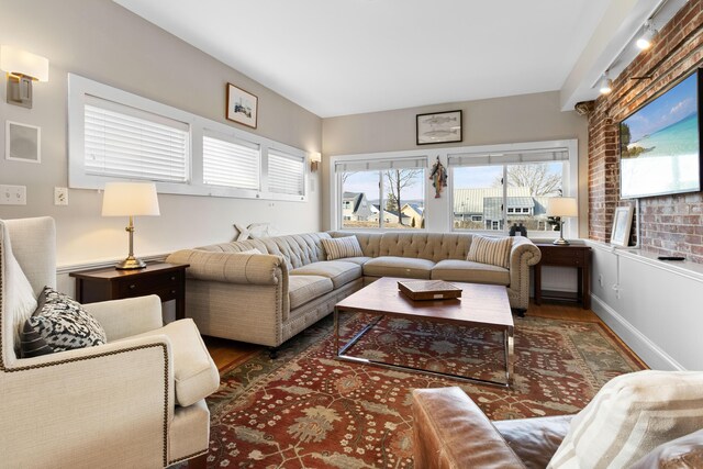 21 Atlantic St, Rockland, ME 04841 - living room featuring wood finished floors