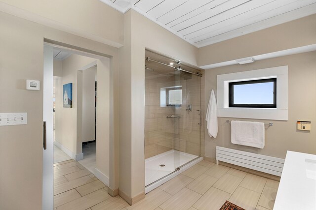 21 Atlantic St, Rockland, ME 04841 - full bath featuring baseboards and a stall shower