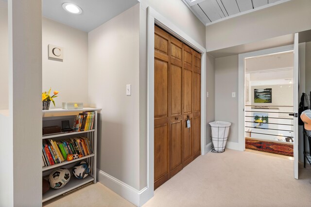 21 Atlantic St, Rockland, ME 04841 - corridor featuring baseboards and carpet floors