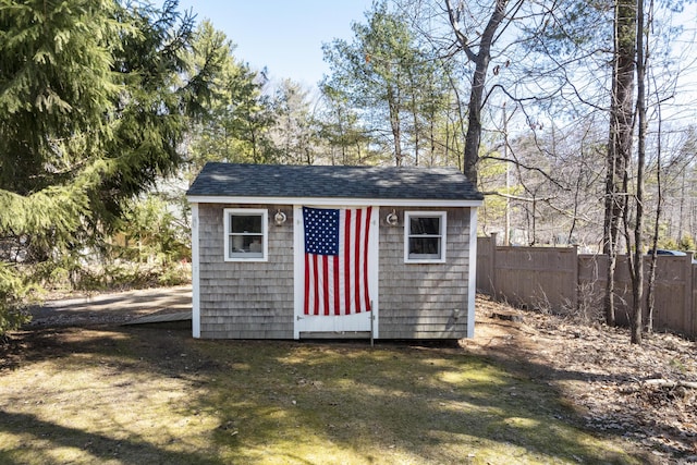 27 Miller Ln, Alfred, ME 04002 - view of shed with fence