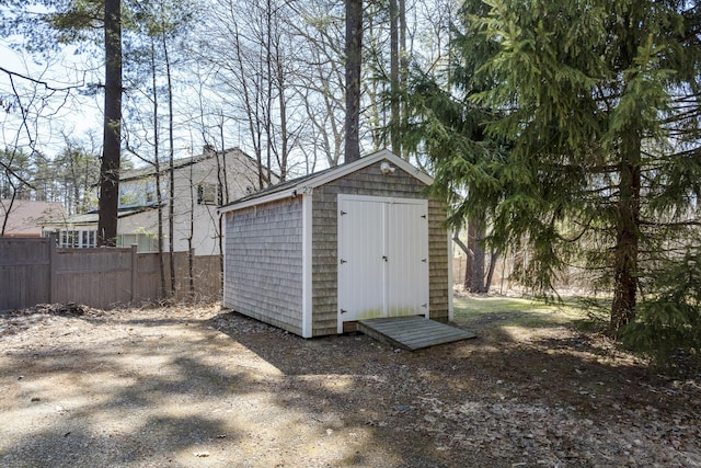 27 Miller Ln, Alfred, ME 04002 - view of shed featuring fence