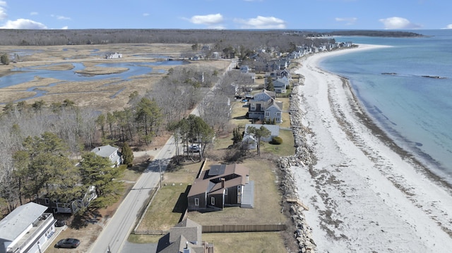 683 Kings Hwy, Kennebunkport, ME 04046 - bird's eye view with a water view and a beach view