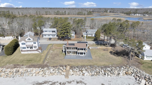 683 Kings Hwy, Kennebunkport, ME 04046 - drone / aerial view featuring a residential view
