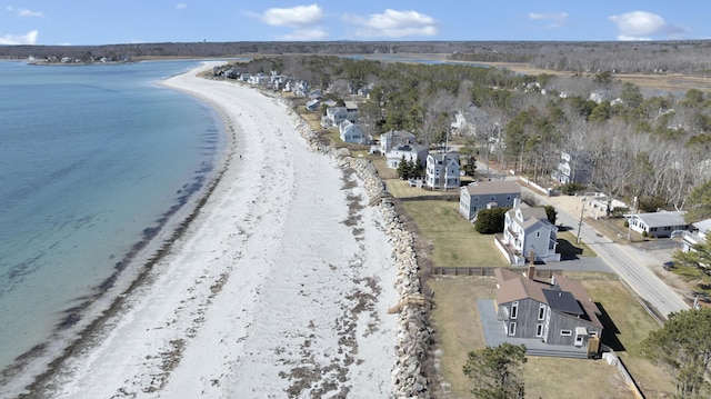 683 Kings Hwy, Kennebunkport, ME 04046 - bird's eye view with a water view and a view of the beach