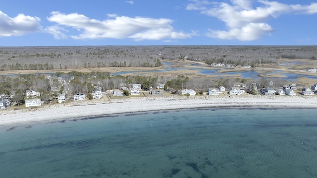 683 Kings Hwy, Kennebunkport, ME 04046 - bird's eye view with a water view and a beach view