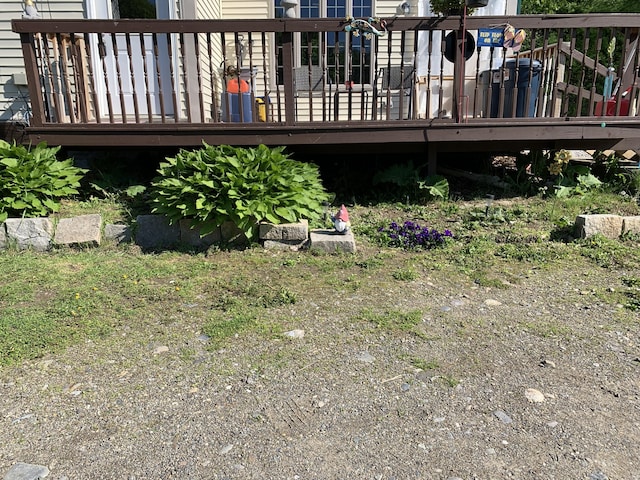 46 Windsor St, Randolph, ME 04346 - view of wooden terrace