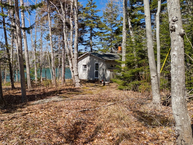 57 Samoset Trl, Boothbay, ME 04544 - view of yard with a water view