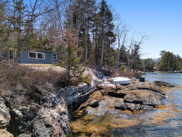 57 Samoset Trl, Boothbay, ME 04544 - view of yard featuring a water view