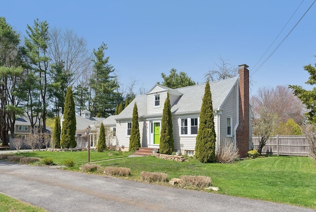 72 US Route 1, Falmouth, ME 04105 - cape cod-style house with a chimney