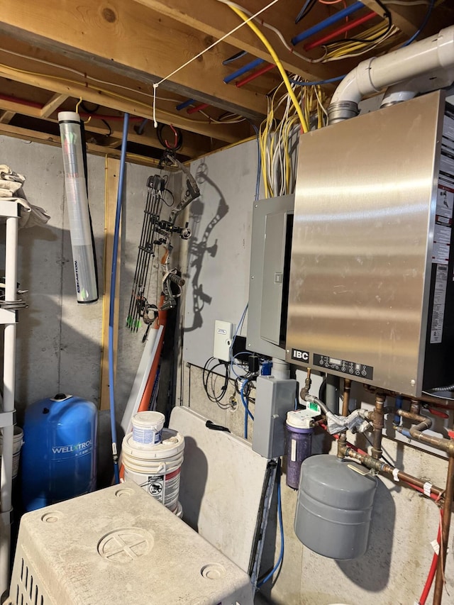 441 Works Rd, Jackson, ME 04921 - utility room featuring electric panel