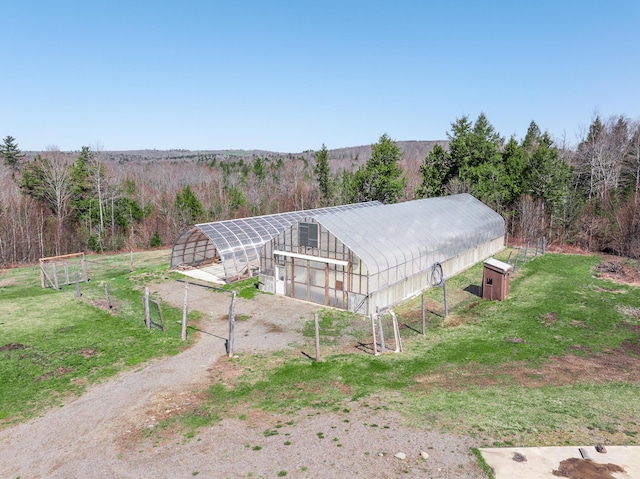 441 Works Rd, Jackson, ME 04921 - drone / aerial view featuring a view of trees