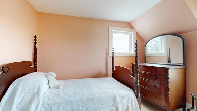 19 Spruce Head Rd, South Thomaston, ME 04858 - bedroom featuring vaulted ceiling