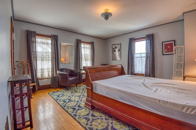 27 Pine St, Eustis, ME 04936 - bedroom featuring light wood finished floors, crown molding, and baseboards