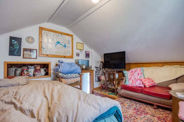 27 Pine St, Eustis, ME 04936 - bedroom with lofted ceiling
