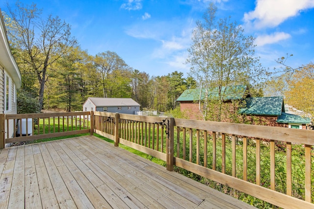 4 Peaceful Way, Windham, ME 04062 - view of wooden deck