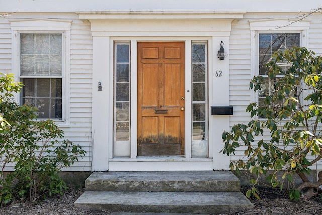 view of entrance to property
