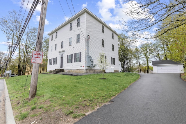 8 College Ave, Gorham, ME 04038 - view of building exterior with a detached garage