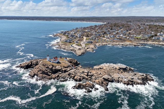 58 Shelton Dr, York, ME 03909 - drone / aerial view featuring a water view