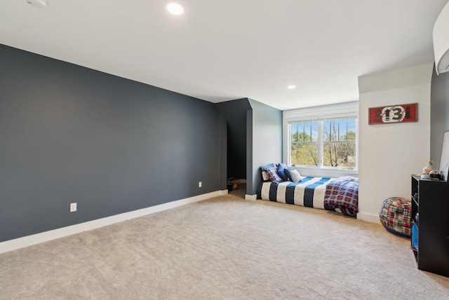 239 Hunter Way, Falmouth, ME 04105 - carpeted bedroom featuring baseboards and recessed lighting