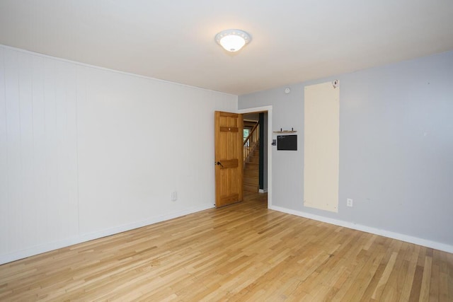 23 Orr St, Wilton, ME 04294 - empty room featuring light wood-style flooring and baseboards