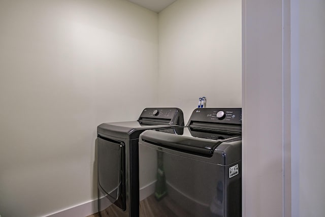 15 Summit Dr, Bridgton, ME 04009 - clothes washing area featuring washing machine and clothes dryer and laundry area
