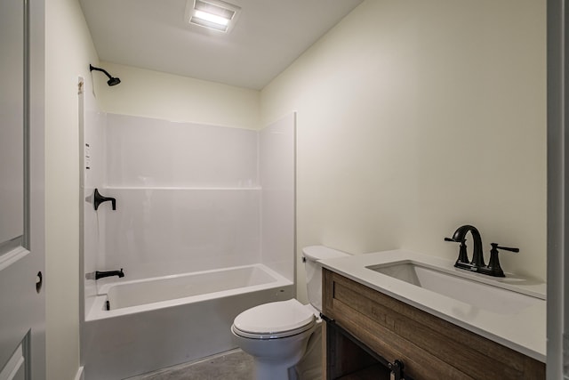 15 Summit Dr, Bridgton, ME 04009 - bathroom featuring toilet, bathing tub / shower combination, and vanity