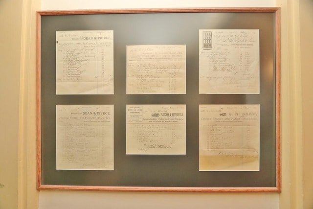 view of room details