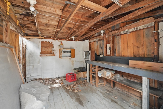 view of basement