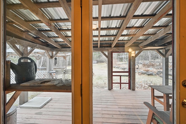view of deck