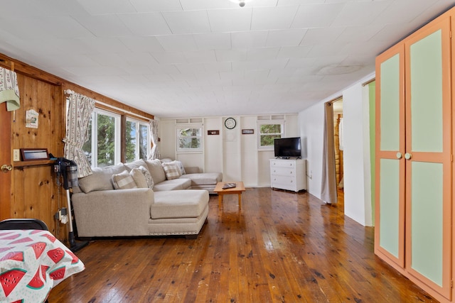 738 13th St, Acton, ME 04001 - living area with dark wood finished floors and healthy amount of natural light