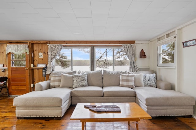 738 13th St, Acton, ME 04001 - living area with hardwood / wood-style flooring