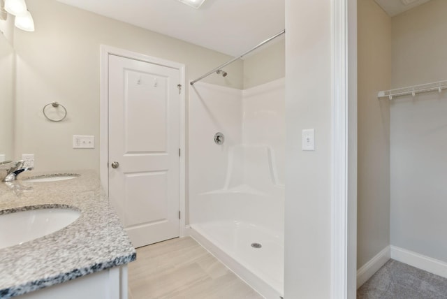79 Colins Meadow Ln, Alfred, ME 04002 - full bath featuring double vanity and a shower