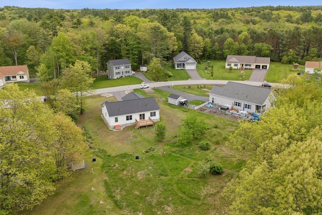 79 Colins Meadow Ln, Alfred, ME 04002 - aerial view of property and surrounding area featuring a heavily wooded area