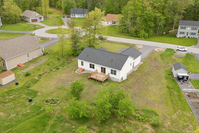 79 Colins Meadow Ln, Alfred, ME 04002 - view from above of property with a forest