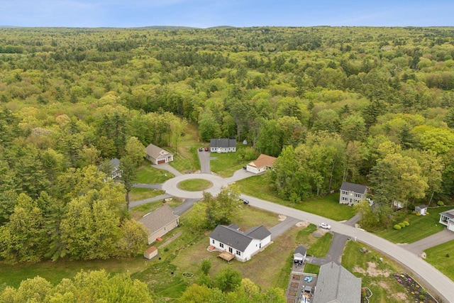 79 Colins Meadow Ln, Alfred, ME 04002 - aerial view of property's location featuring a forest