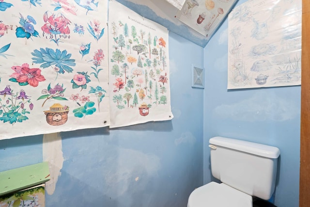 bathroom featuring toilet