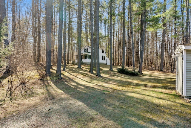 34 Jordan Shore Dr, Poland, ME 04274 - view of yard featuring an outdoor structure