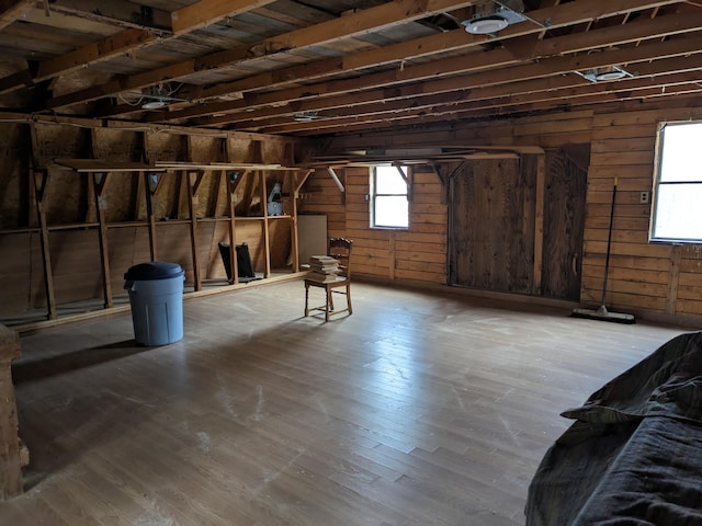 attic featuring a wealth of natural light