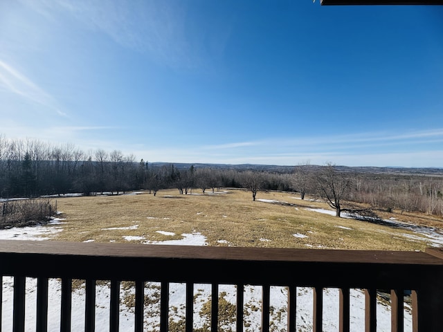 1083 N Rd, Ripley, ME 04930 - view of yard featuring a rural view