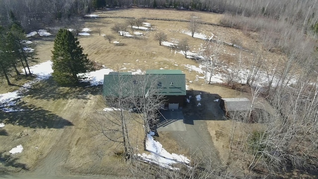 1083 N Rd, Ripley, ME 04930 - bird's eye view featuring a rural view