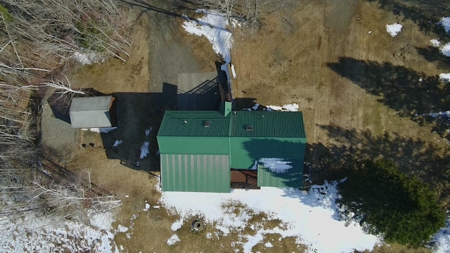 1083 N Rd, Ripley, ME 04930 - view of snowy aerial view