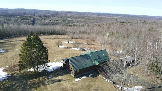 1083 N Rd, Ripley, ME 04930 - drone / aerial view with a view of trees