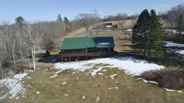 1083 N Rd, Ripley, ME 04930 - view of snowy aerial view