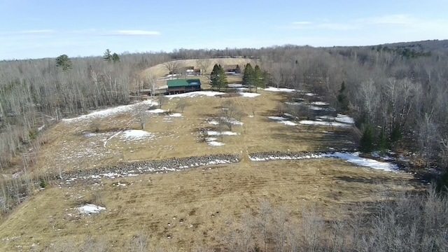 1083 N Rd, Ripley, ME 04930 - bird's eye view with a view of trees