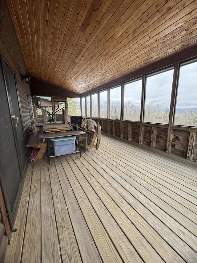 1083 N Rd, Ripley, ME 04930 - view of sunroom